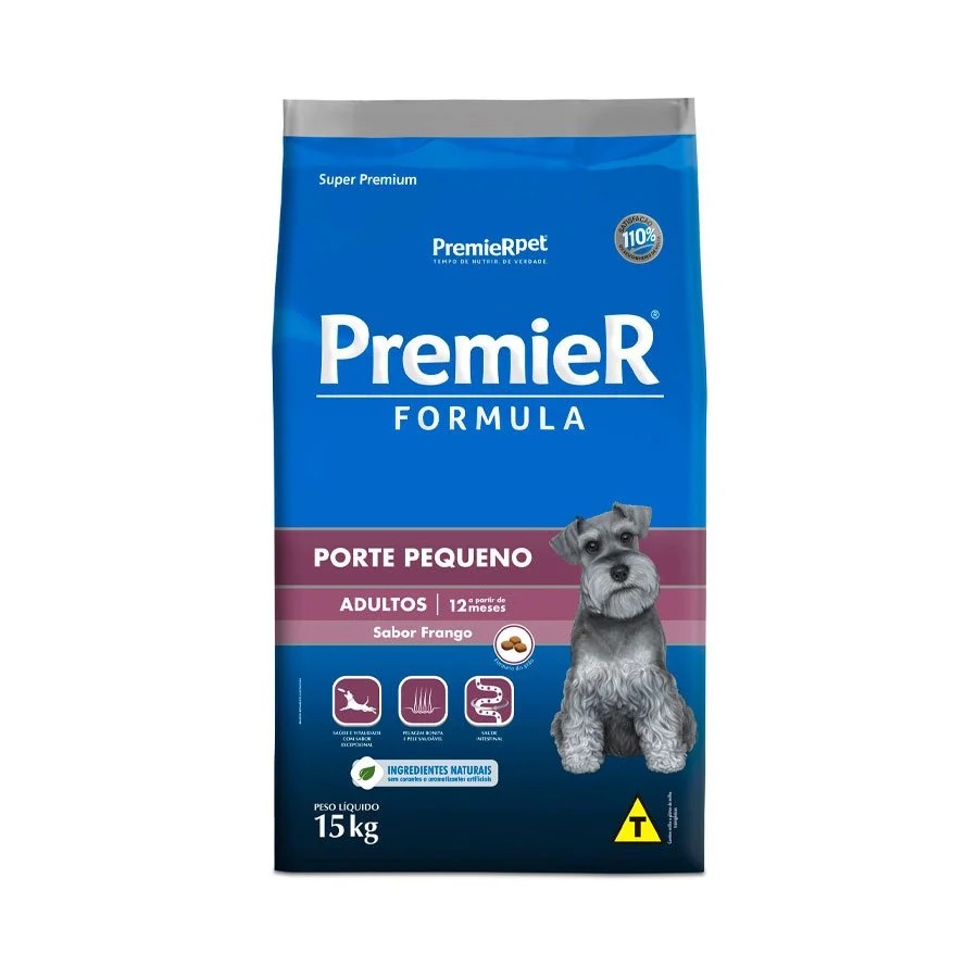 Ração Premier Fórmula Adulto Raças Pequenas Frango 15 kg
