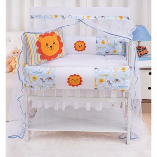 Kit Para Mini Berço 90x50 Algodão Menina Menino Envio Já