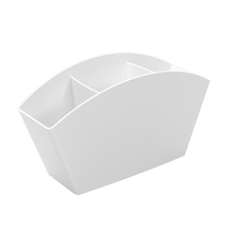 Escorredor de Talheres Coza Basic - Branco - Vermelho Bold - Warm Gray