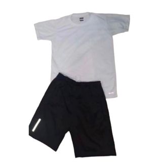 Conjunto Colorido Verão Refletivo Bermuda Chimpa e Camiseta Esportivo