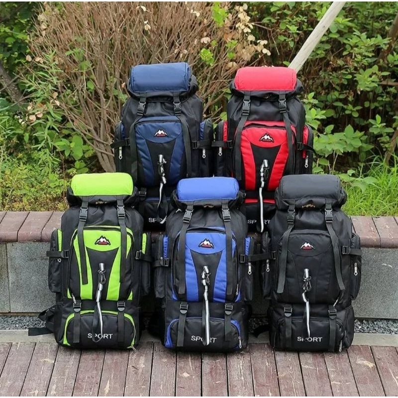 Mochila Tática Camping Militar 80 Litros Resisten ...