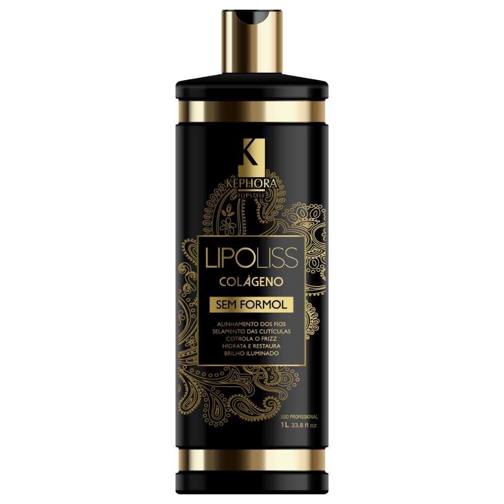 Escova Progressiva Selagem Liso Imediato Lipoliss Kephora Sem Formol 1L