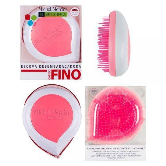 Escova Desembaraçadora  Bio Extratus Michel Mercier Pack and Go Cabelos Finos