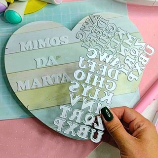 Faquinha de corte e relevo Alfabeto Médio| matriz de  metal em Oferta na Shopee