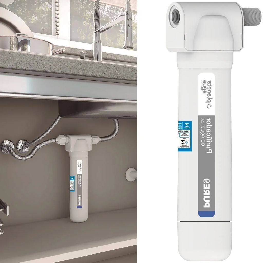 Purificador de água embaixo da pia com carvão ativado em Oferta na Shopee