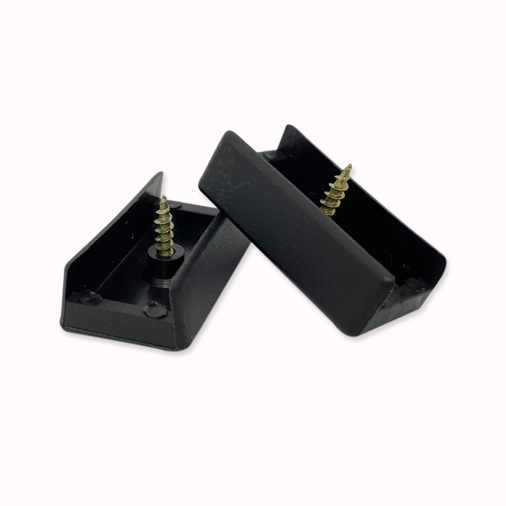 Kit 50 Sapata U para mdf cor Branco ou Preto 15mm pés Pezinho Para Moveis