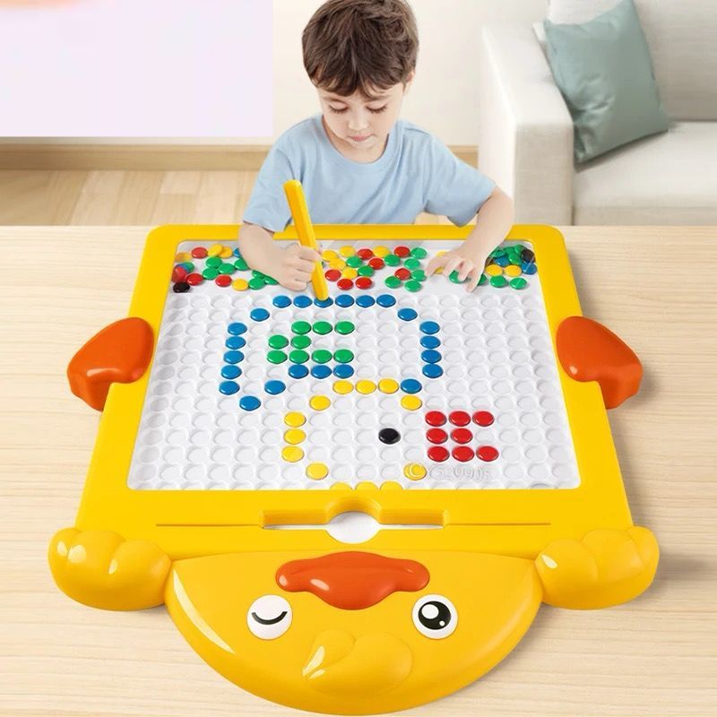 Lousa Prancheta Magnética Patinho Desenhos Criative Com Caneta Ímãs Educativa