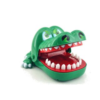 Jacaré Que Morde o Dedo Divertido Brinquedo Pegadinha Aperte o Dente Certo ENVIO RÁPIDO