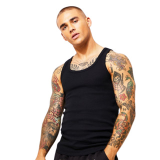 Regata Masculina Estilo Americano canelada Hip Hop Street