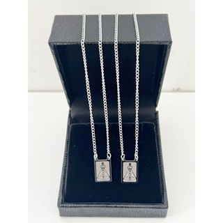 Escapulário de Aço Inox Nossa Senhora  Prata Aço Inox 316L Masculino em Oferta na Shopee