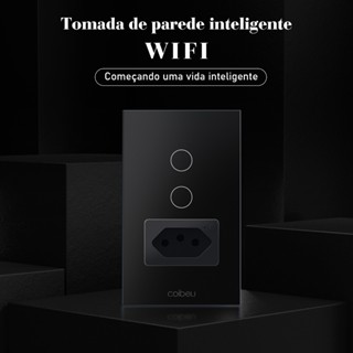COIBEU Interruptor De Toque Inteligente Tomada Funciona Com Alexa Google Wi-Fi MB312