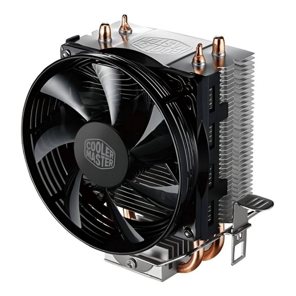 Cooler Master Hyper T20 2 Heat Pipes de Cobre P/ Processador Cpu Intel Lga 775 1150 1151 1155 1200 Amd Ryzen Am4 Am3 Fm2