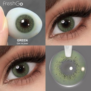 Freshgo Ocean Lentes de Contato Coloridas olhos Maquiagem 14,2mm 2 Peças/Par estilo classico