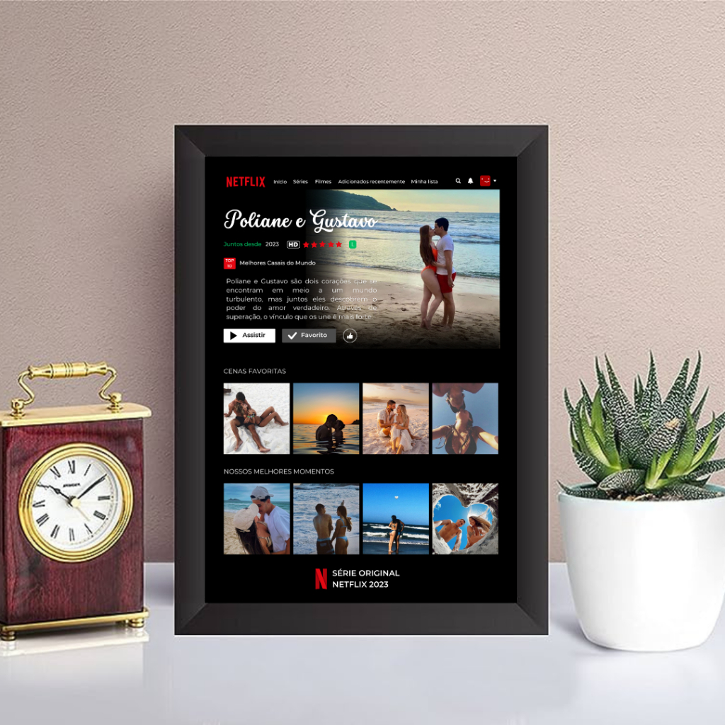 Quadro Placa Namorix Casal Filme de Amor Personalizado - Dia Dos Namorados Presente em Oferta na Shopee