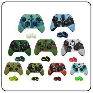 Capa Case Controle NOVO XBOX SERIES S/X + 1 PAR DE GRIPS Protetora De Silicone Controle Ótima Qualidade