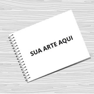 CADERNO DE DESENHO PERSONALIZADO - SUA FOTO