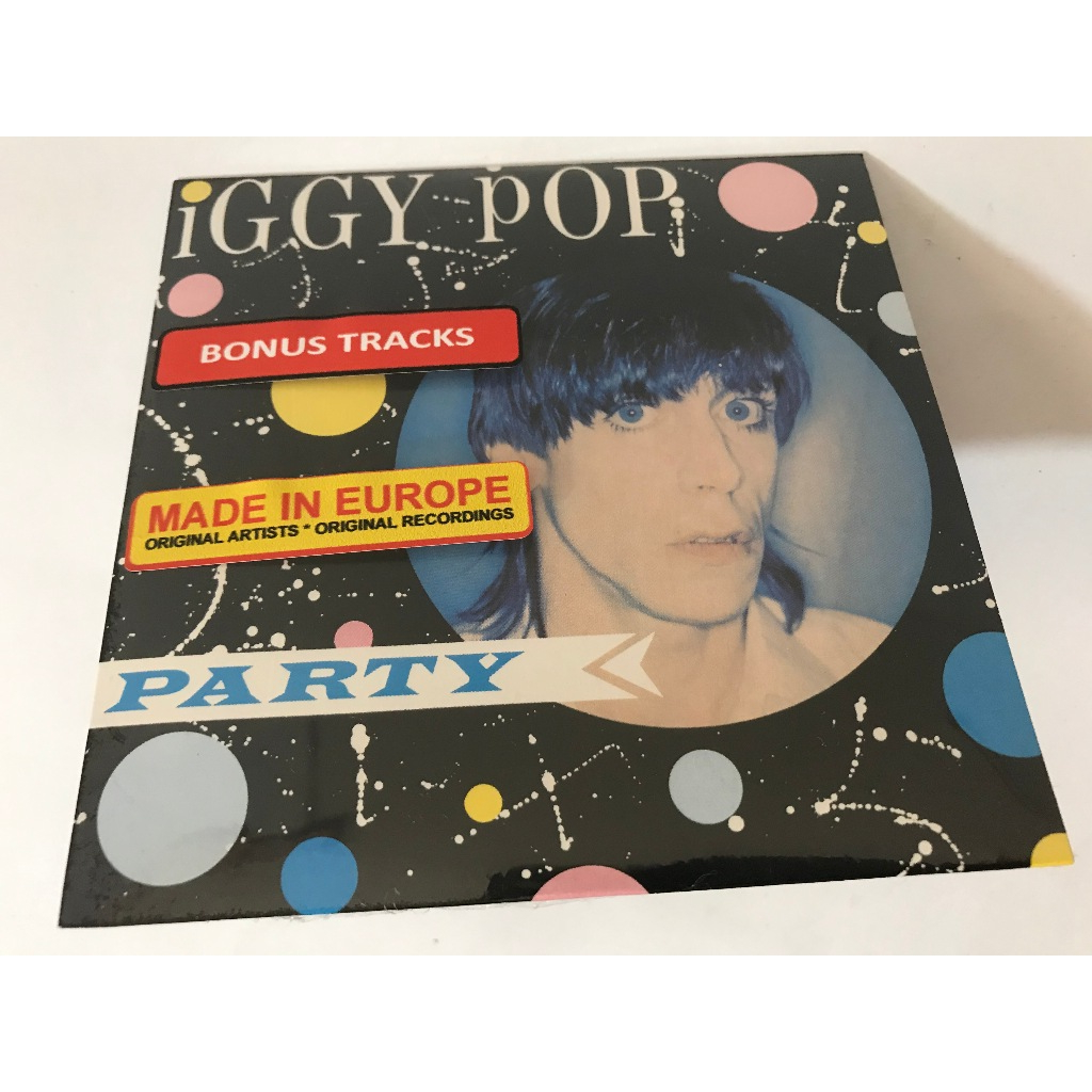 Iggy Pop - Party Cd IMPORTADO ALEMÃO C/ (02 Bonus / Raro!) Lacrado de Fabrica