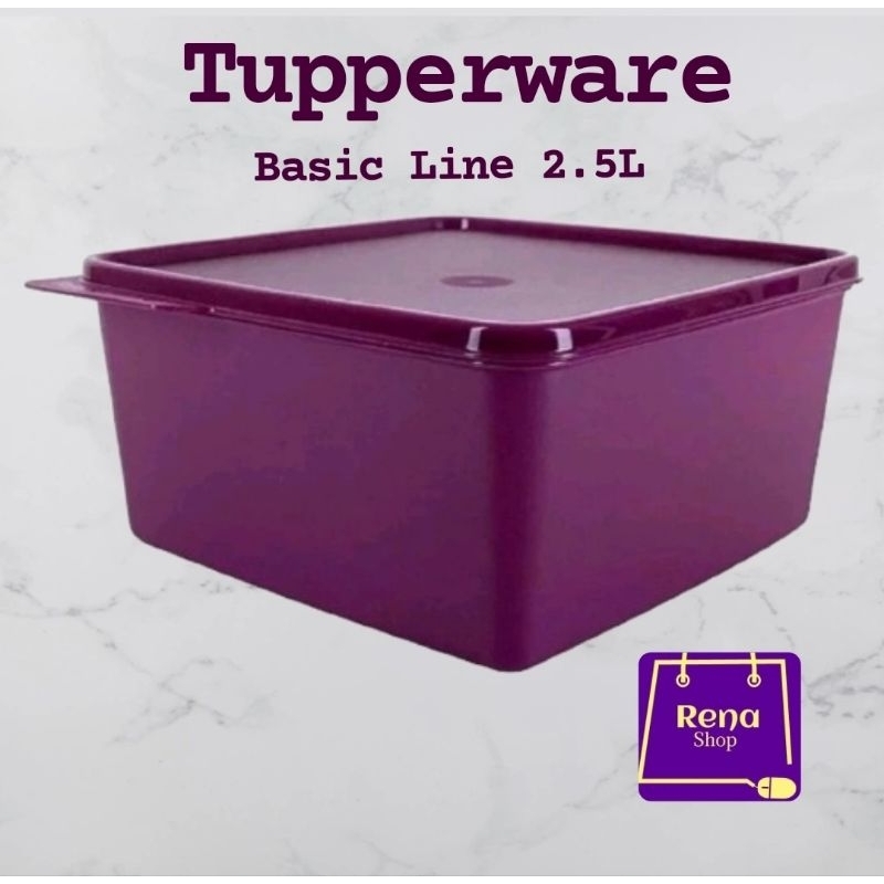 Tupperware Tigela Vasilha Basic Line 2.5 Litros Cores Variadas 1 Unidade - Original