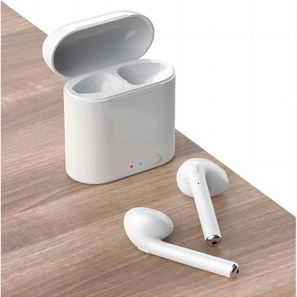 Fone de ouvido Bluetooth Sem fio Branco TWS Estéreo V5.0