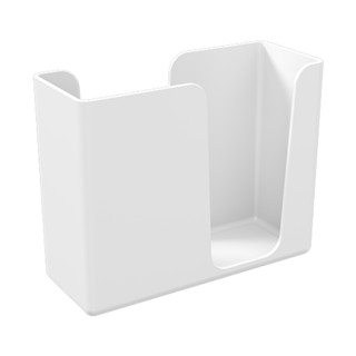 Porta Guardanapos Coza Casual 13,6 x 5,3 x 10,4 cm Branco