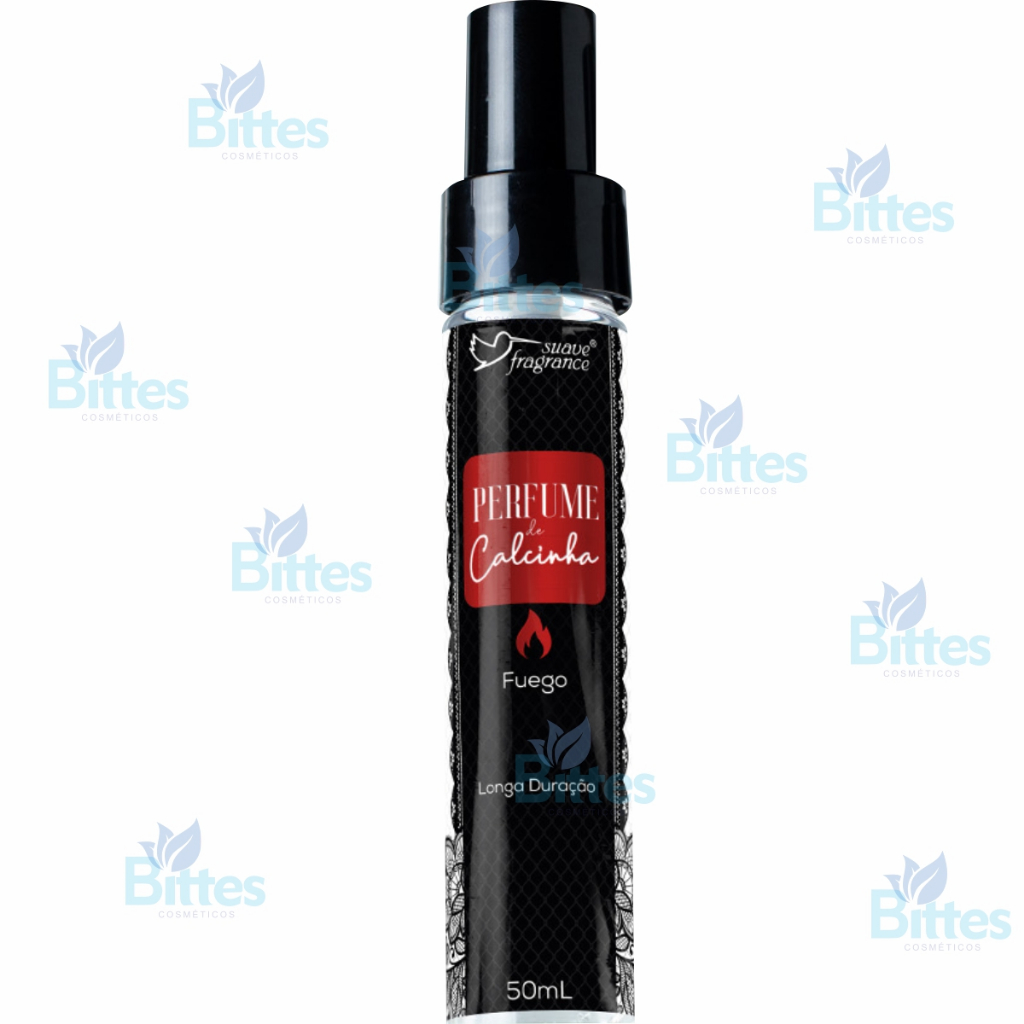 PERFUME DE CALCINHA FUEGO SUAVE FRAGRANCE LONGA DURAÇÃO 50ML