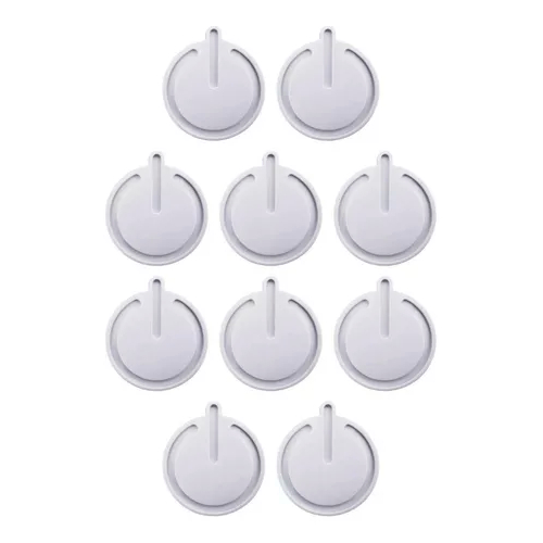 Kit com 10 Botão Do Timer Para Tanquinho Suggar Lavamax 10/12kg