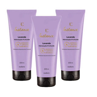 Creme Hidratante Corporal Lavanda Instance Eudora 200ml