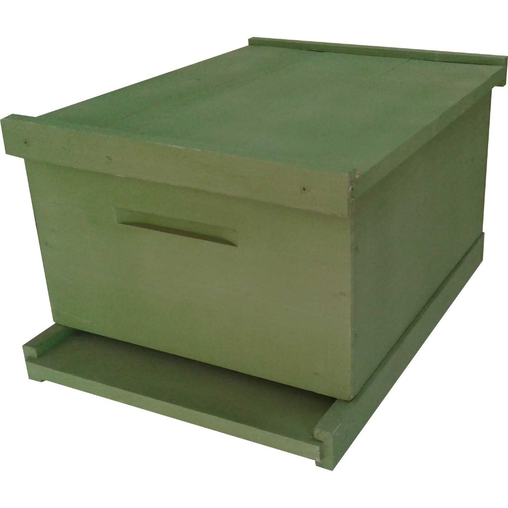 Caixa para Abelhas Langstroth Eucal Verde Ninho 24cm s/arame