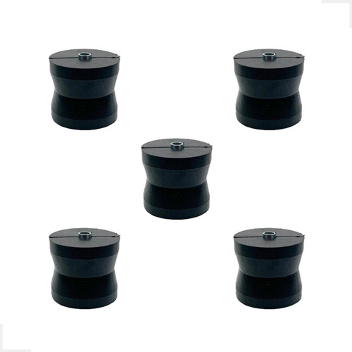 KIT 5 ROLETES BERÇO CARRETA REBOQUE LANCHA (7CMX6,2CM)