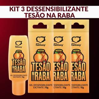 Anestésico Anal Kit 3 Tesão Na Raba Gel Excitante E Lubrificante 15ml Dessensibilizante – Sexy Fantasy | Sex Shop Produtos Adultos
