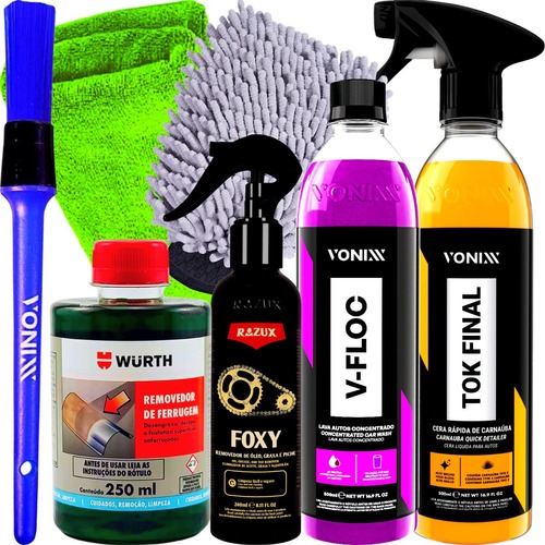 Kit Shampoo V-Floc Cera Tok Final Foxy Removedor Wurth em Oferta na Shopee