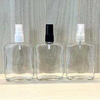10 Vidro quadrado para perfume com válvula spray 100ml