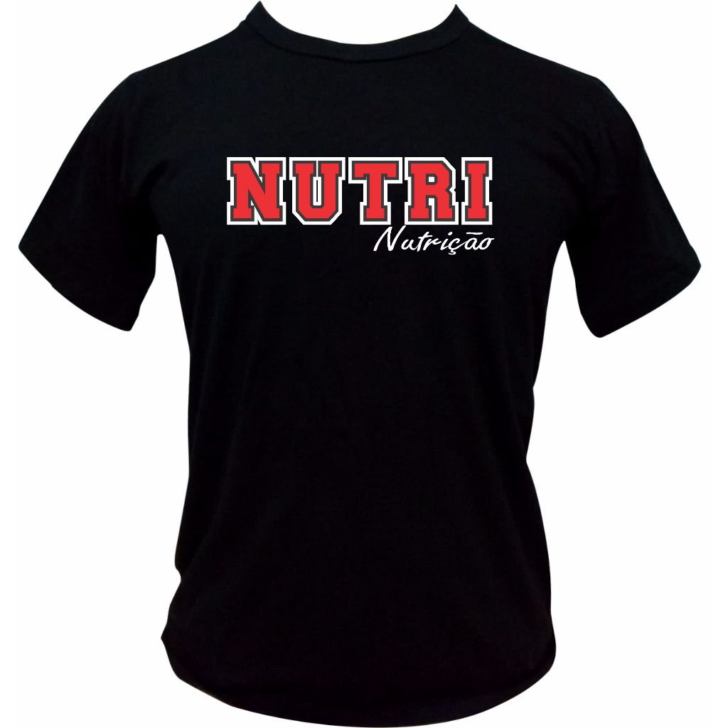 Camisa Curso NUTRI Nutrição Camiseta 100% Algodão