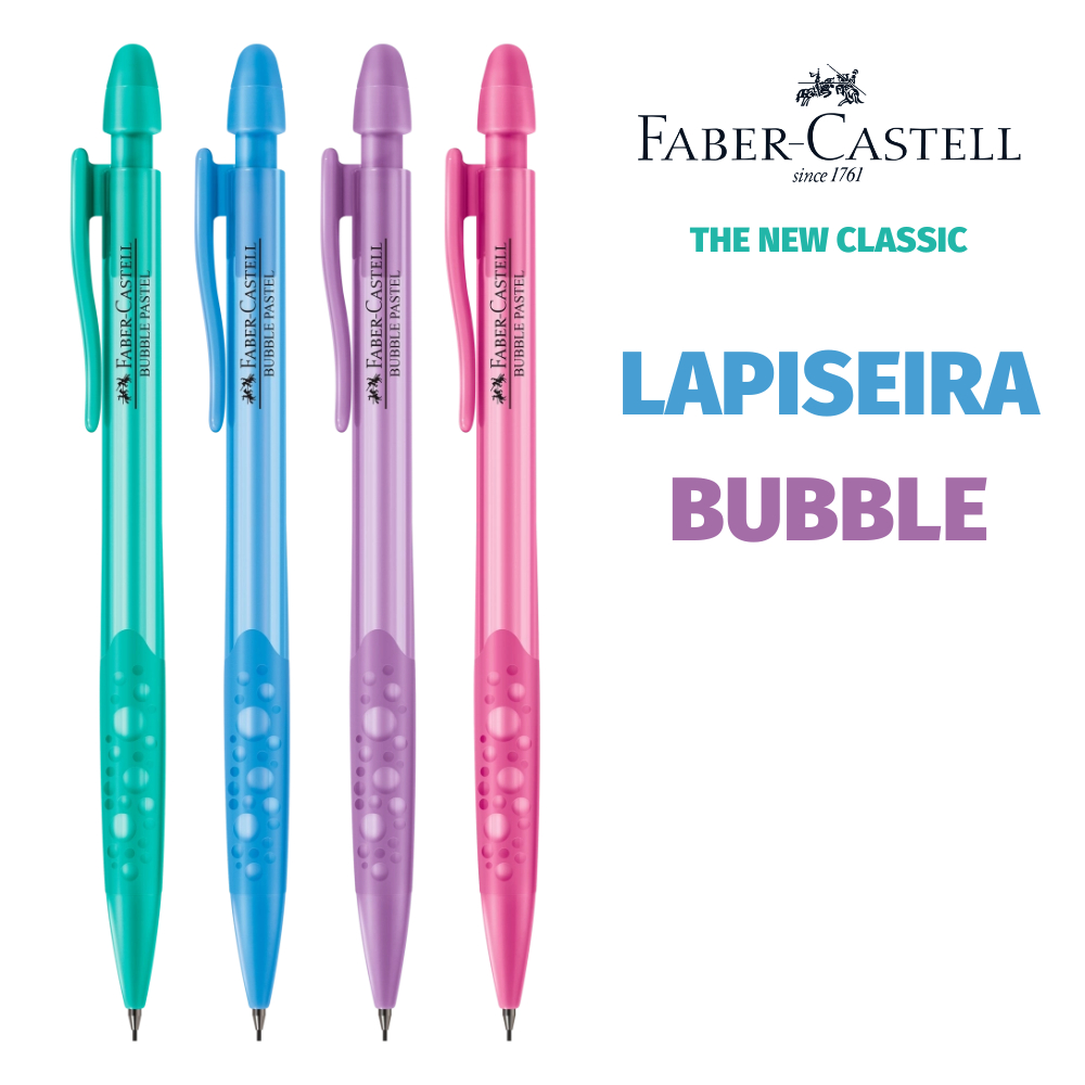 Lapiseira Faber Castell Tom Pastel Bubble 0.7mm 0.5mm