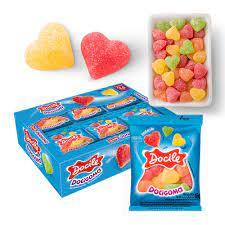 Jujuba Bala De Goma Mini Sino Coração Sortido - Docile em Oferta na Shopee