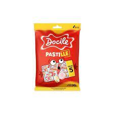 Pastilha mini 5 pcte de 240 grs com 100 unidades docile bala
