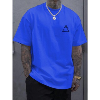 Camiseta Masculina Oversized Streetwear Unissex Estampa 3 Ângulos Skatistas Bordado Moda Tendência Old School Urbano Verão Garotos Manga Curta Larga Ombro Caído