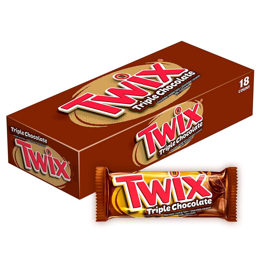 Chocolate Twix Triplo Chocolate 40g c/18 - Mars