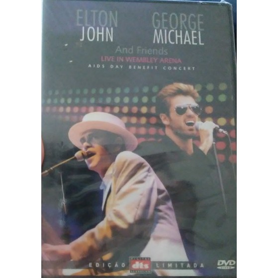 DVD ELTON JOHN GEORGE MICHAEL AND FRIENDS LIVE IN WEMBLEY ARENA
