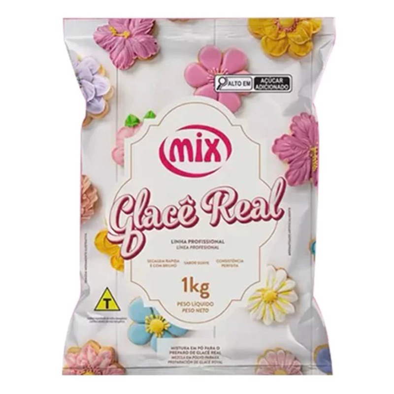 GLACÊ REAL PARA BOLACHAS, BOLOS E DECORAÇÕES 1KG ~ 5k KG MIX em Oferta na Shopee