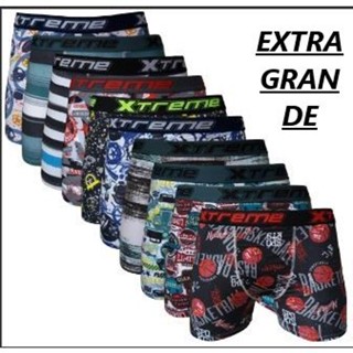 kit com 10 Cuecas Boxer Plus Size SOMENTE ESTAMPADAS