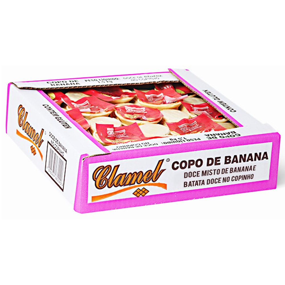 Copo Banana e Batata Doce c/50 - Clamel