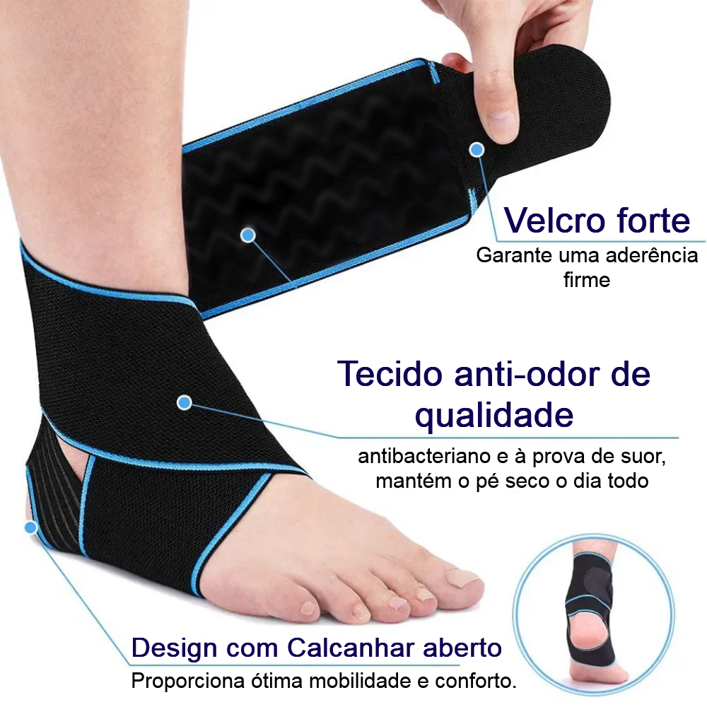 1 Faixa Estabilizadora De Tornozelo Tensor Tendinite Fascite Plantar Compressão Dor Tendão Aquiles em Oferta na Shopee