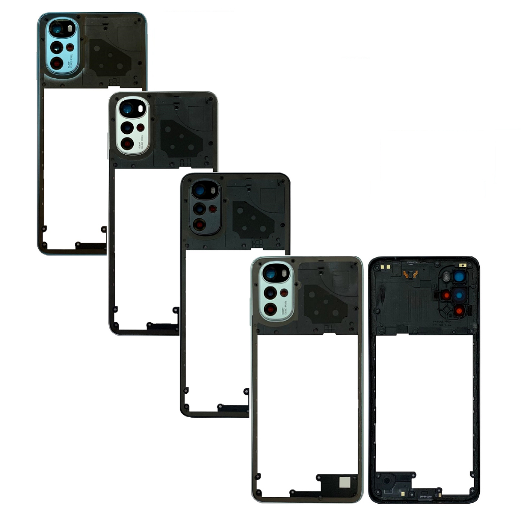 Carcaça Aro Lateral Moldura Botão Compatível Moto G22 Xt2231