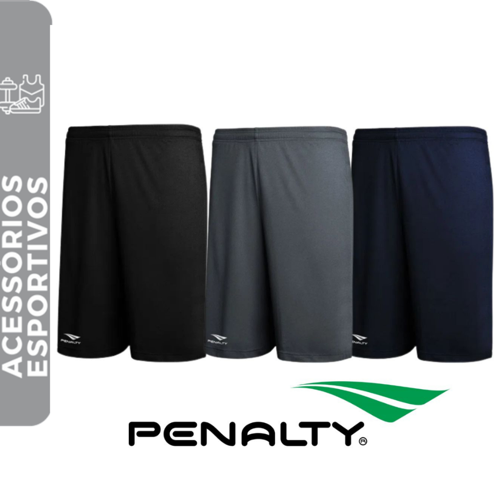Short de Futebol Infantil Juvenil Penalty para Menino Calção