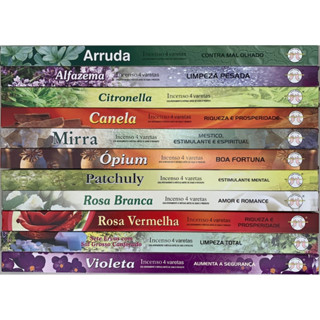Incenso Gigante De Jardim Flute 4 Varetas De 48cm com Incensário em Oferta na Shopee