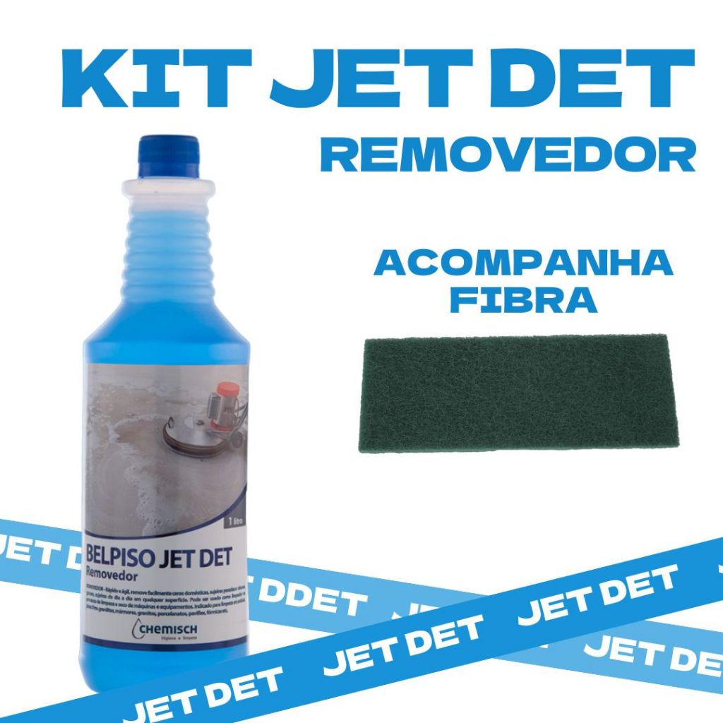 Kit Removedor Jet Det Para Ceras Domésticas Remove e Limpa
