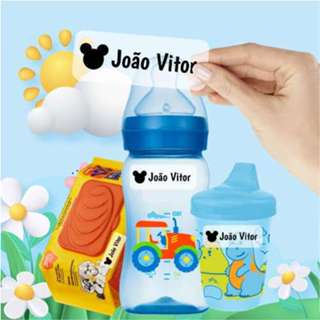 Etiqueta Escolar Personalizada Transparente em Oferta na Shopee