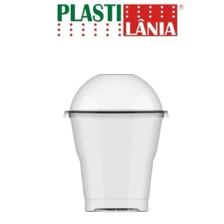 100  Copos com Tampa Bolha 150ml   Plastilania em Oferta na Shopee