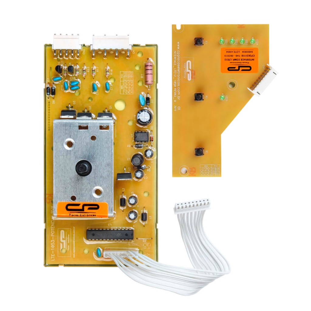 Placa de Interface + Placa de Potência Compatível Electrolux Turbo Economia Lte12
